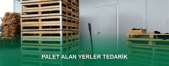 Palet Alan Yerler Toplama Planı